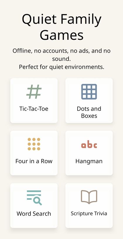 Sacrament Games home screen